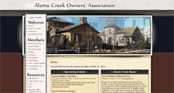 Desktop Screenshot of alamocreekhoa.com